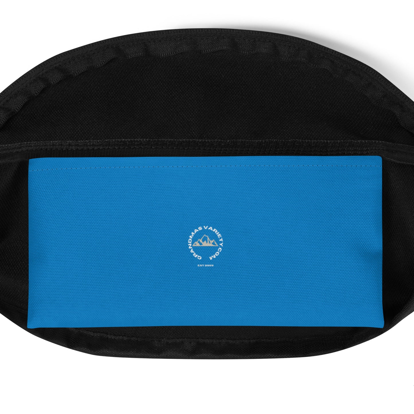 Blue Flower Fanny Pack