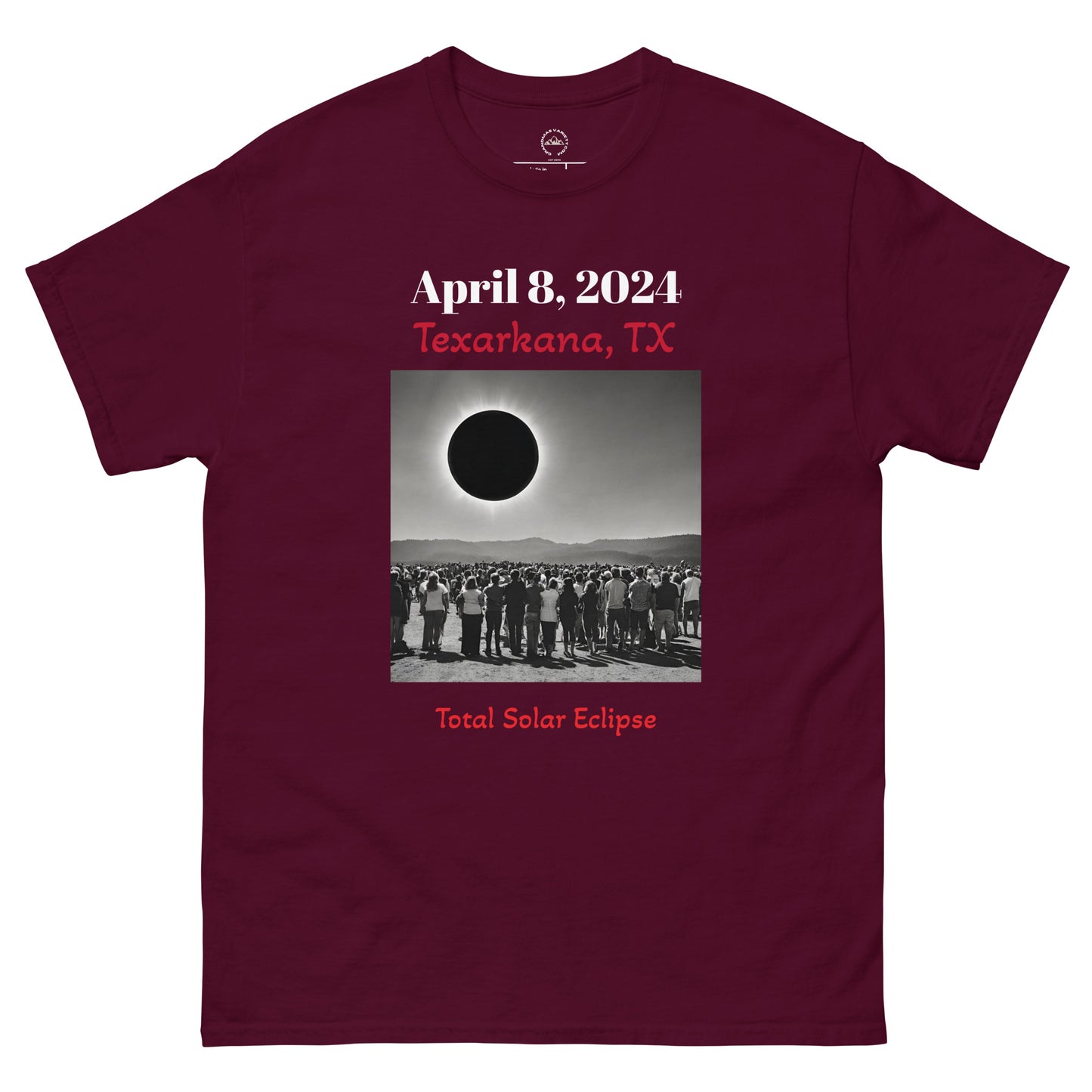 Solar Eclipse - Texarkana ,TX in Men's classic tee